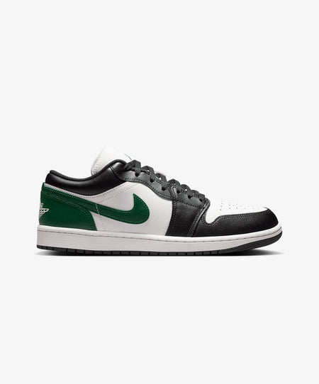 Air Jordan JORDAN | AIR JORDAN 1 LOW { BLACK/SUMMIT WHITE - GORGE GREEN