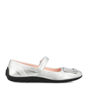 Flat Shoes Silver