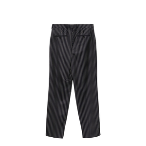 Wool Trousers With Pinstripe Motif
