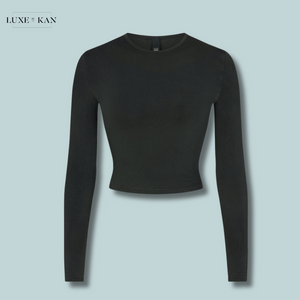 SKIMS New Vintage cropped stretch-cotton T-shirt