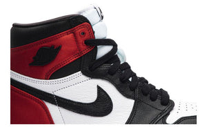 Wmns Air Jordan 1 Retro High Satin Black Toe