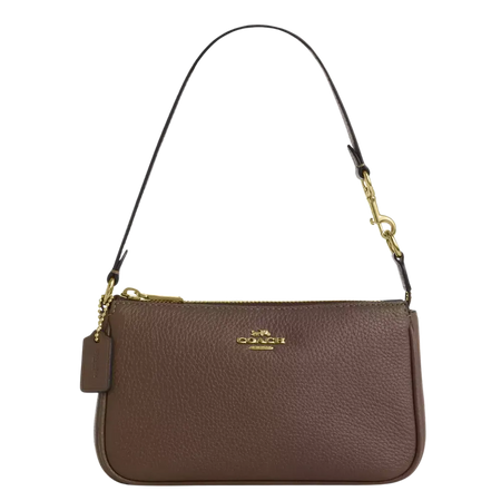 Coach Nolita 19 Pebbled Leather Dark Stone