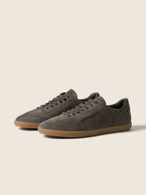 Zegna Dark Taupe 232 Suede Sneakers