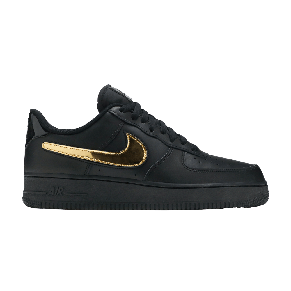 Air Force 1 Low '07 LV8 Removable Swoosh - Black Gold