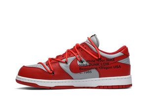 Off White x Dunk Low University Red