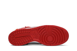Off White x Dunk Low University Red