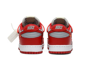 Off White x Dunk Low University Red