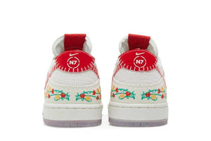 Nike Dunk Low White And University Red