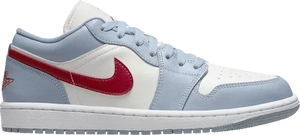 Jordan 1 Low Blue Whisper Dune Red (W)