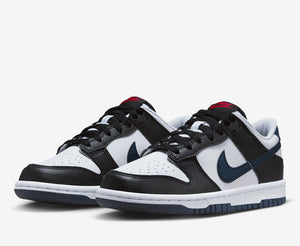 Nike Dunk Low Black White Midnight Navy