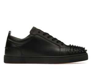 Christian Louboutin Louis Junior Spikes Flat Black