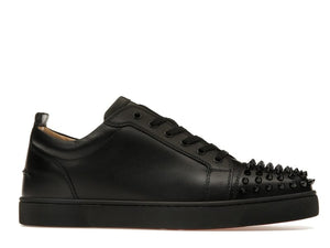 Christian Louboutin Louis Junior Spikes Flat Black