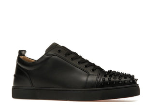 Christian Louboutin Louis Junior Spikes Flat Black