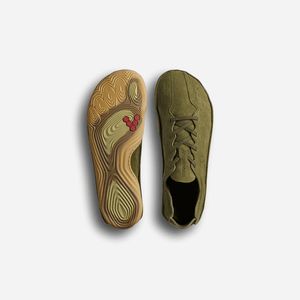 VivoBarefoot Sensus Dark Olive Cracked Leather