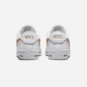 Nike Court Legacy White Light Cognac