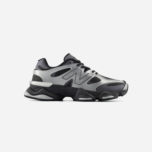 New Balance 9060 X Silver Metallic with Black Cement