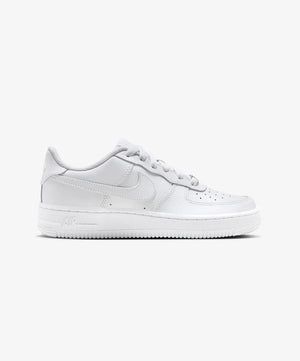 Nike AIR FORCE 1 LE (GS) "WHITE/WHITE/WHITE"