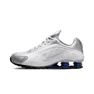 Nike Shox R4 Metallic Silver Deep Royal Blue