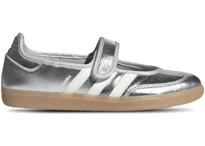 Adidas Samba Jane Silver Metallic Off White Womens