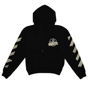Off-White Tape Arrows Over Hoodie Black/Beige