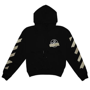 Off-White Tape Arrows Over Hoodie Black/Beige