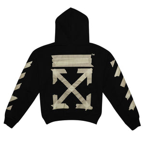 Off-White Tape Arrows Over Hoodie Black/Beige