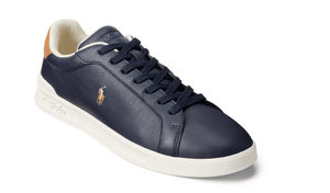 Polo Ralph Lauren Men's Heritage Court Low-Top Trainers Navy/Multi PP