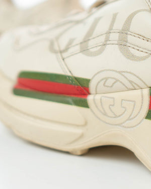 Gucci Womens Rhyton Logo Sneaker (UK 7.5)