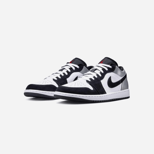 Air Jordan 1 Low Se White Fire Red Black Matte Silver