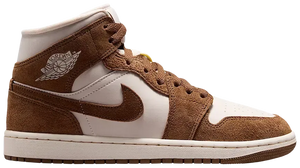 Wmns Air Jordan 1 Mid 'Light British Tan Chalk'