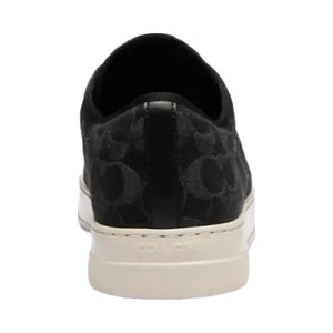 Coach Men's Canvas Sneaker In Signature Denim Black