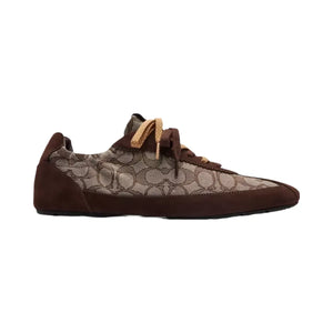 Coach Soft Sneaker In Signature Jacquard in Maple Oak