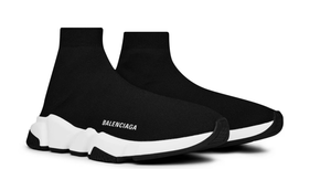 Balenciaga Speed Sock Trainers Black/White
