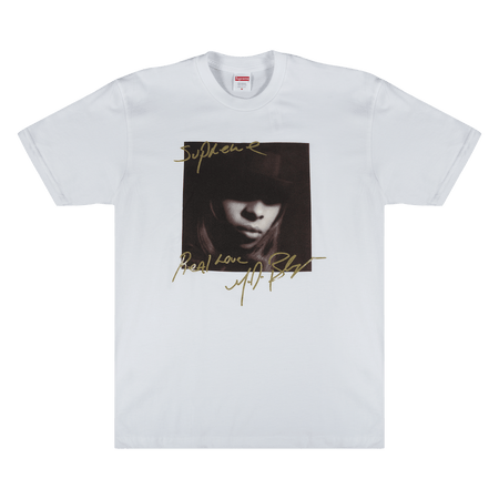 Supreme Mary J. Blige T-Shirt White