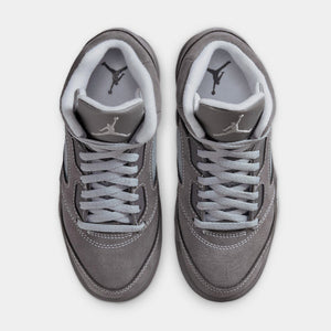 Air Jordan 5 Retro Wolf Grey Preschool Lifestyle Shoes (Light Graphite/White/Wolf Grey)