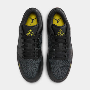 Air Jordan 1 Low SE Mens Lifestyle Shoes (Black/Tour Yellow/Anthracite)