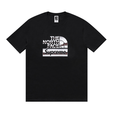 Supreme The North Face Metallic Logo T-Shirt Black