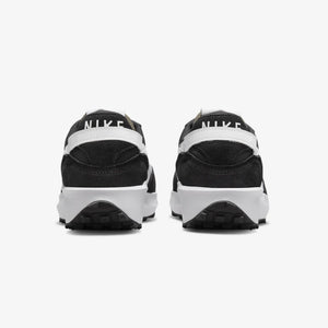 Nike WAFFLE DEBUT { BLACK/WHITE-ORANGE-CLEAR