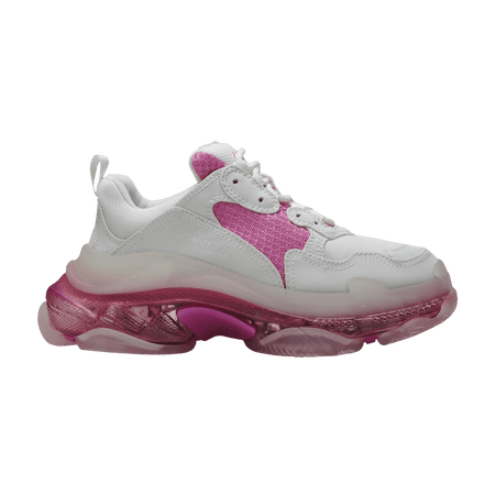 Balenciaga Wmns Triple S Clear Sole Trainer 'White Pink'