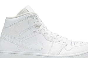 Air Jordan 1 Mid Triple White 2020