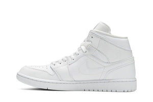 Air Jordan 1 Mid Triple White 2020