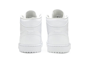 Air Jordan 1 Mid Triple White 2020