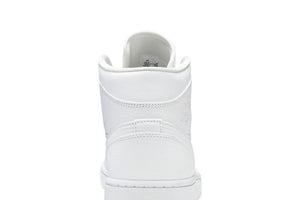Air Jordan 1 Mid Triple White 2020