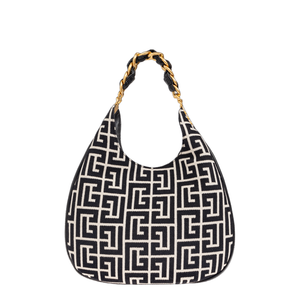 1945 Soft Hobo Large Monogrammed Jacquard Tote Bag