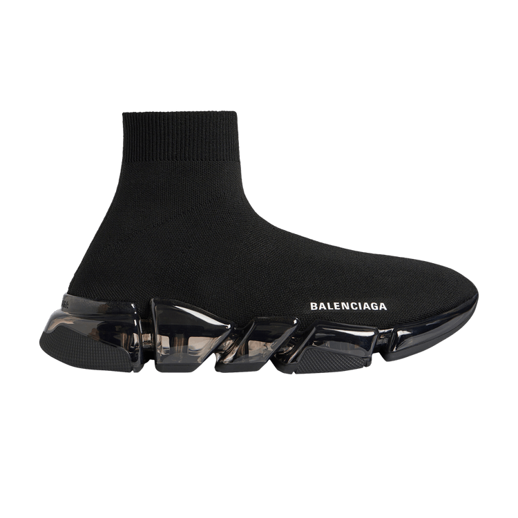 Balenciaga Speed 2.0 Sneaker Clear Sole - Black