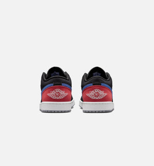 Air Jordan 1 Low Mens Lifestyle Shoe - Black/Summit White/True Blue/Varsity Red)