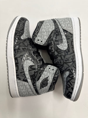 AIR JORDAN 1 HIGH REBELLIONAIRE - SIZE 8 (WORN)