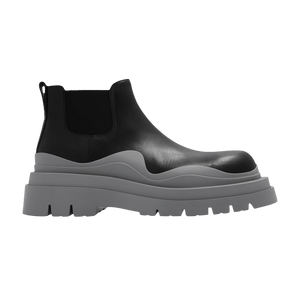 Bottega Veneta Tire Cropped Boot Black Vapor