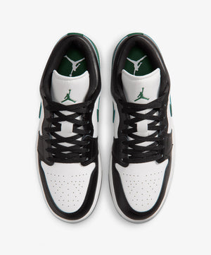 Air Jordan JORDAN | AIR JORDAN 1 LOW { BLACK/SUMMIT WHITE - GORGE GREEN