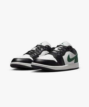 Air Jordan JORDAN | AIR JORDAN 1 LOW { BLACK/SUMMIT WHITE - GORGE GREEN